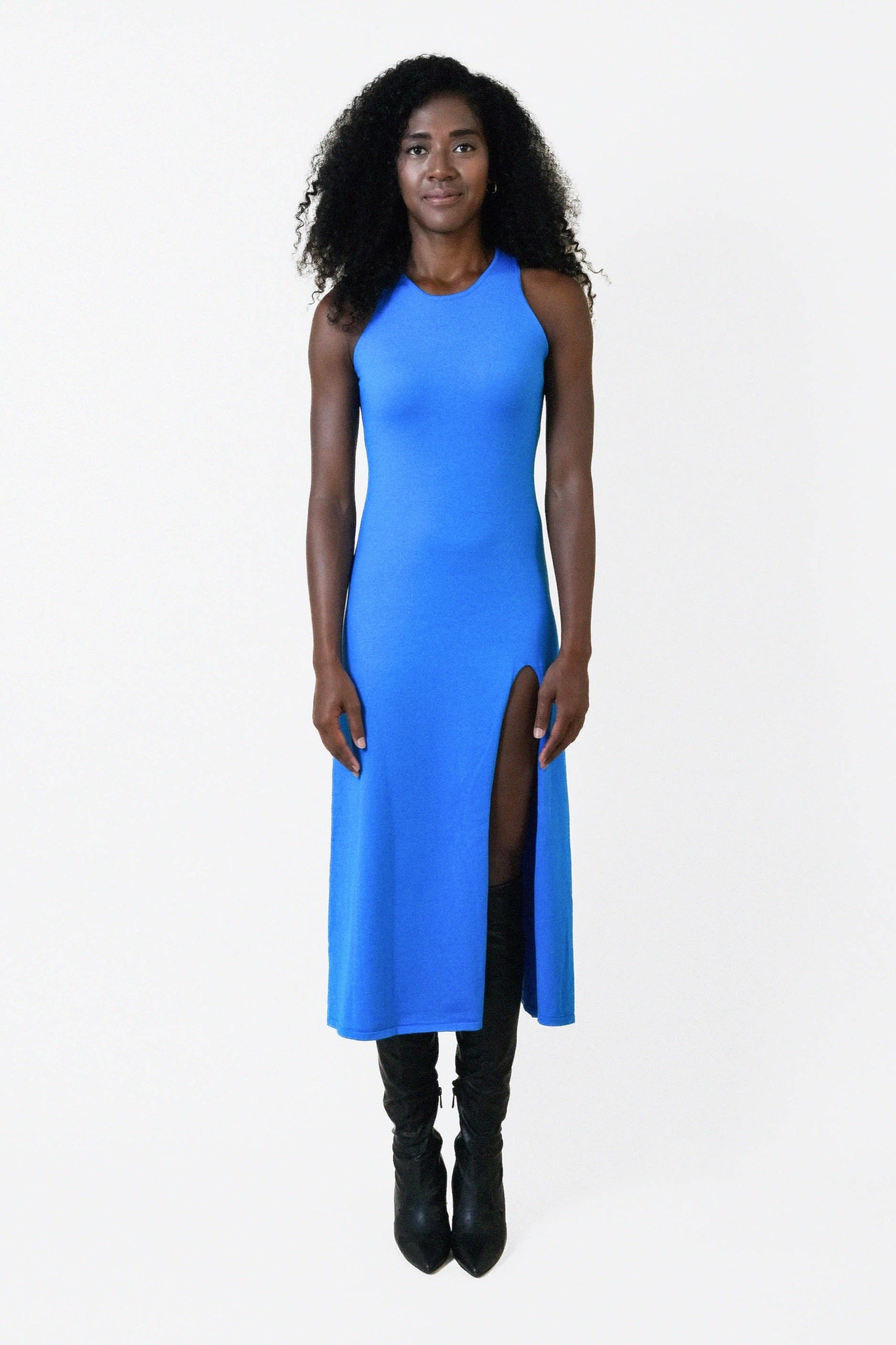 KELLY DRESS in Azure Blue - OctoberEighteen