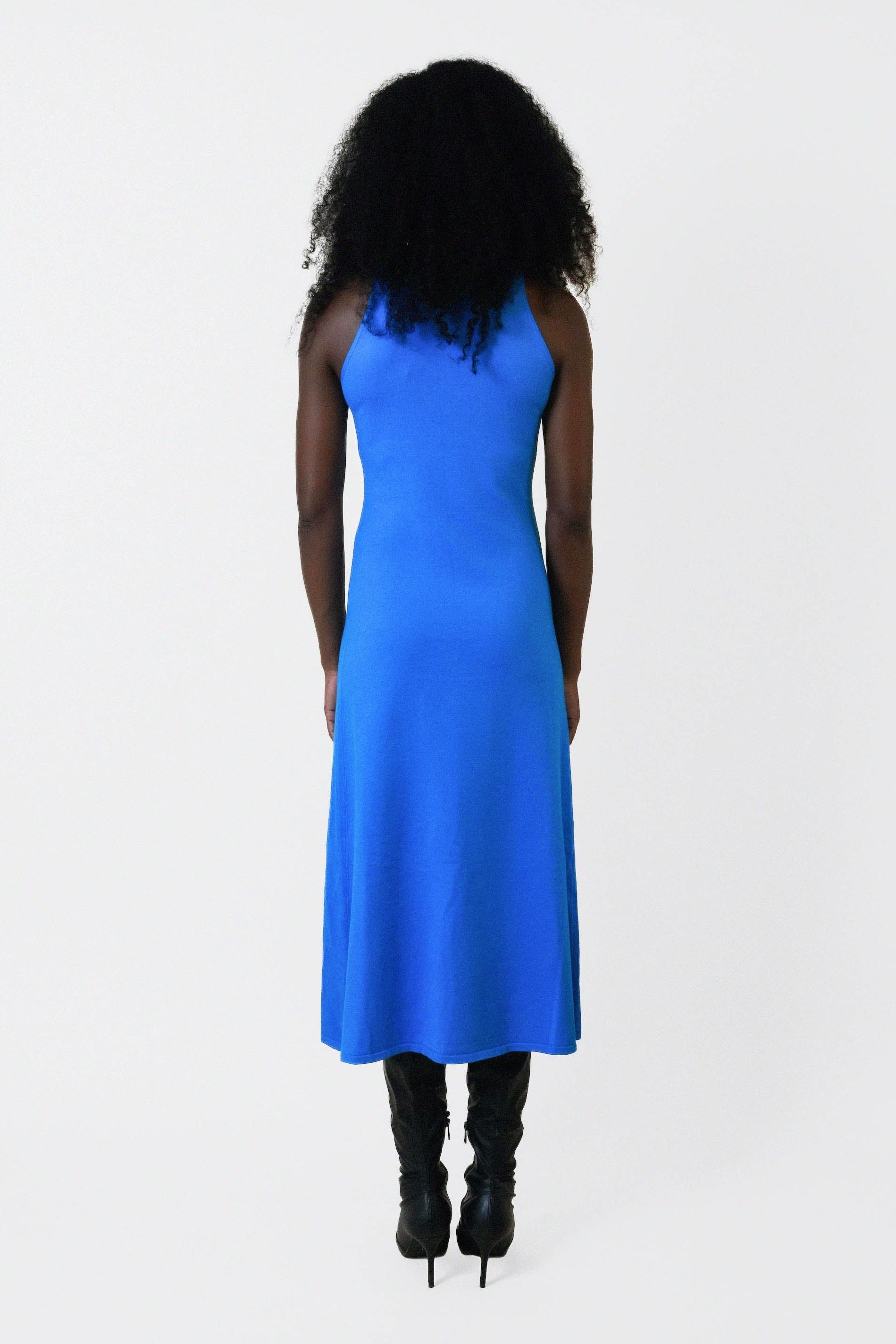 KELLY DRESS in Azure Blue - OctoberEighteen