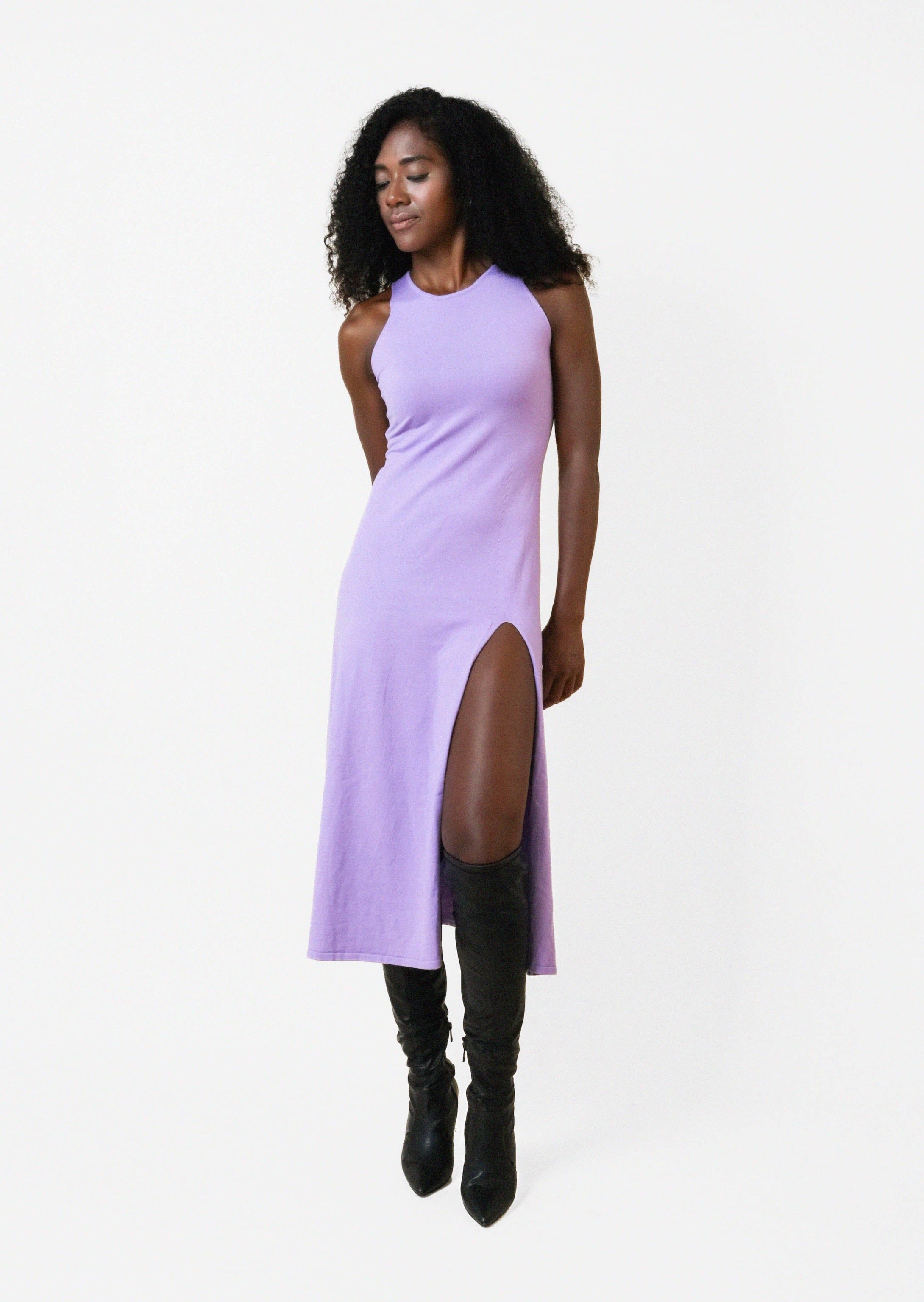 KELLY DRESS in Violet - OctoberEighteen