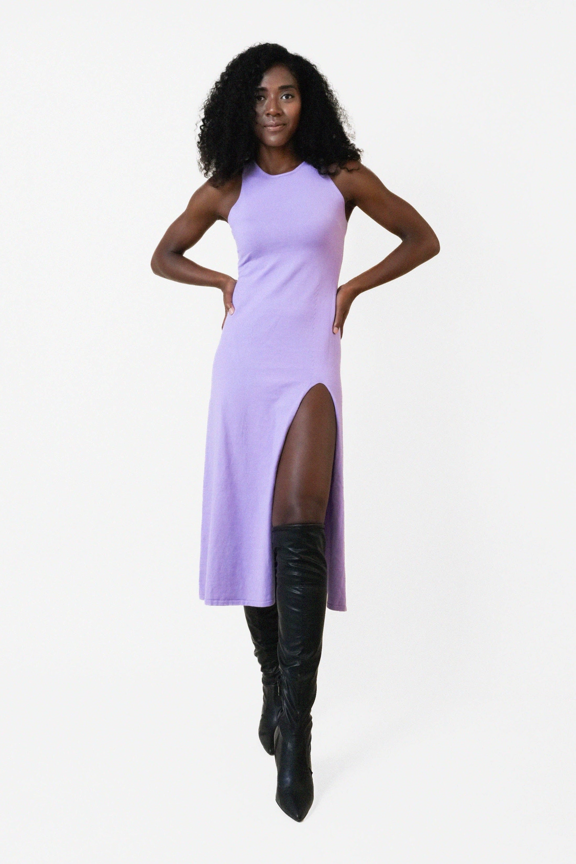 KELLY DRESS in Violet - OctoberEighteen