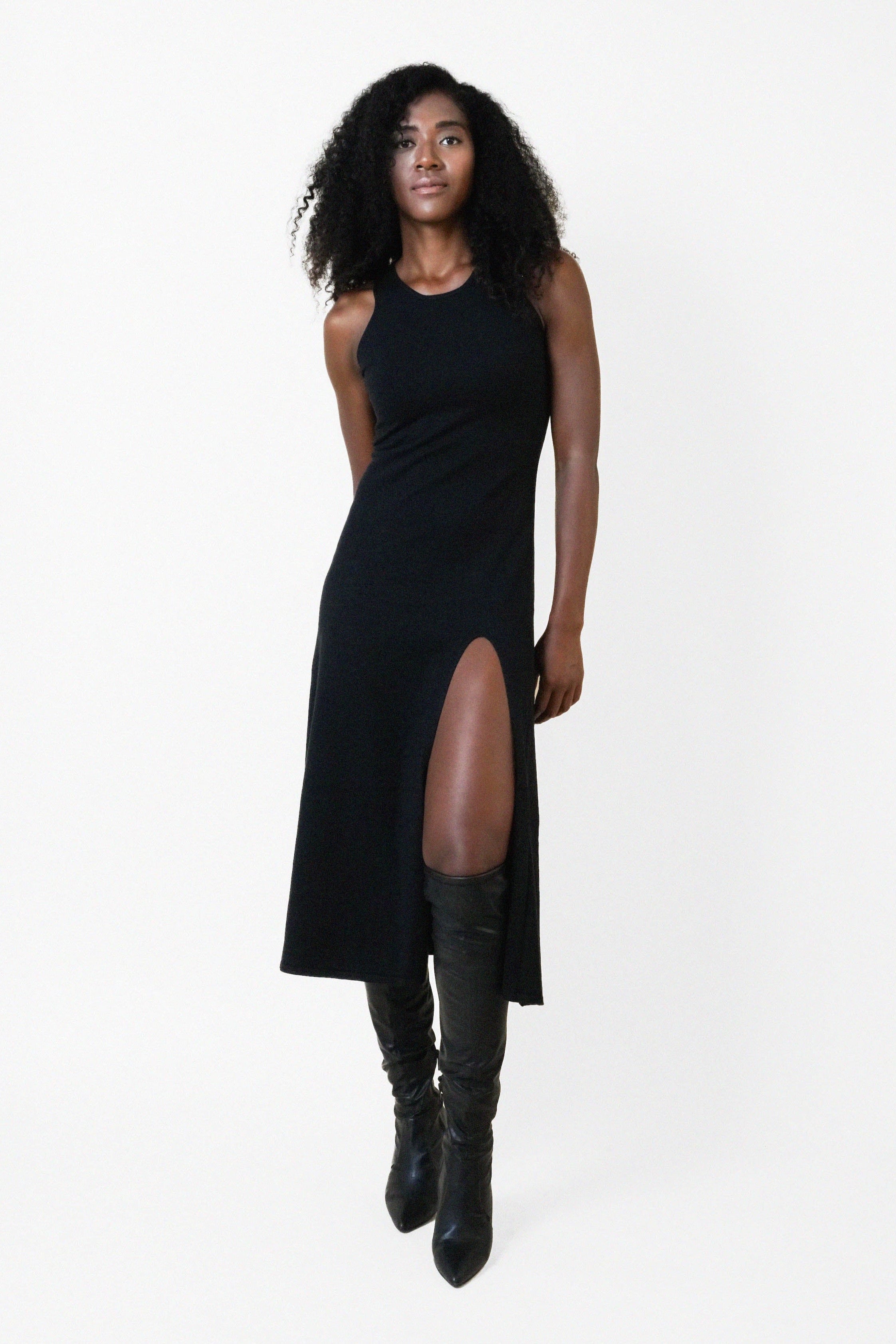 KELLY DRESS in Black - OctoberEighteen