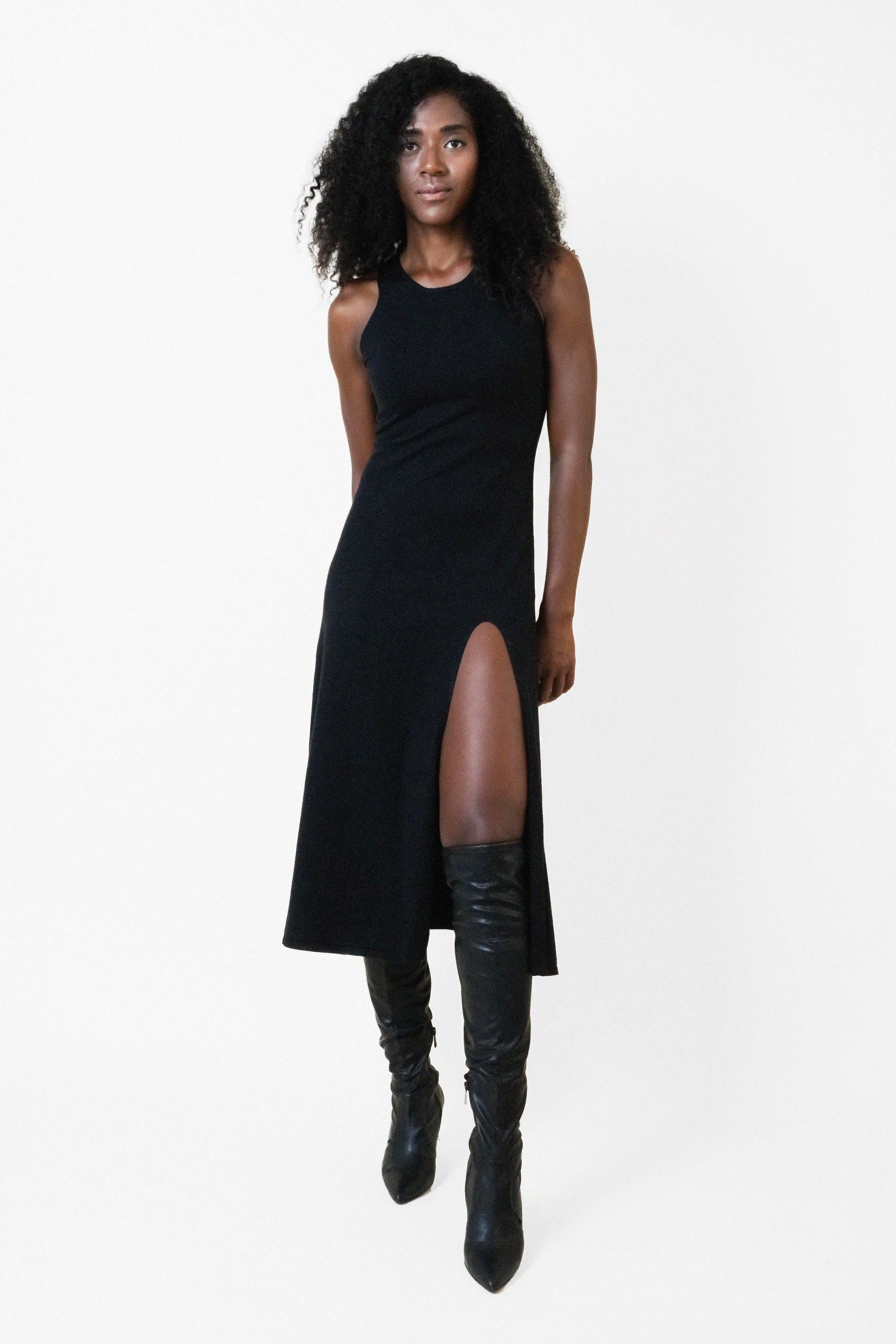 KELLY DRESS in Black - OctoberEighteen