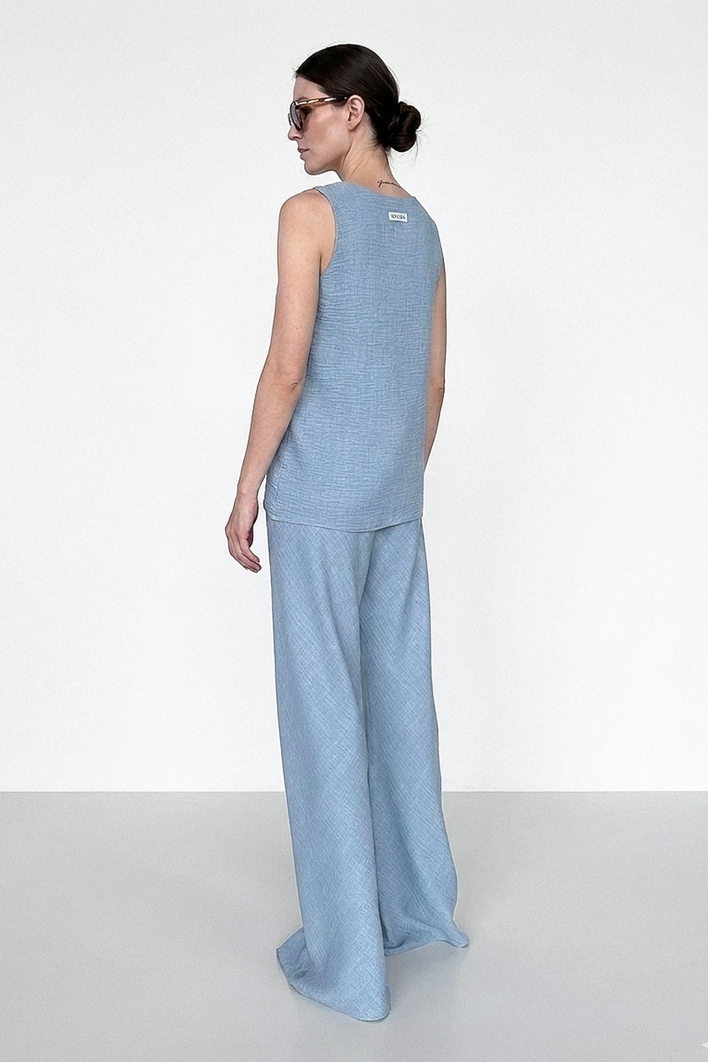 Arca Tank Top In Denim Blue