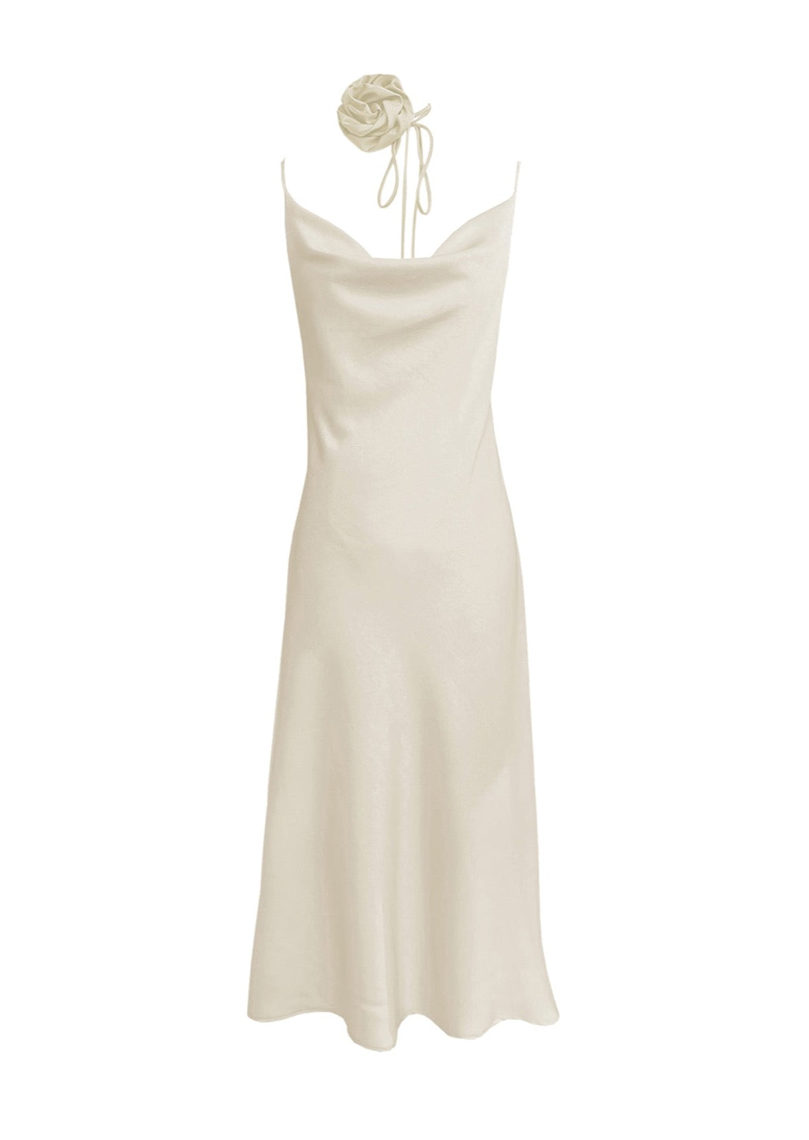 DESIREE DRESS in Cream White - OctoberEighteen