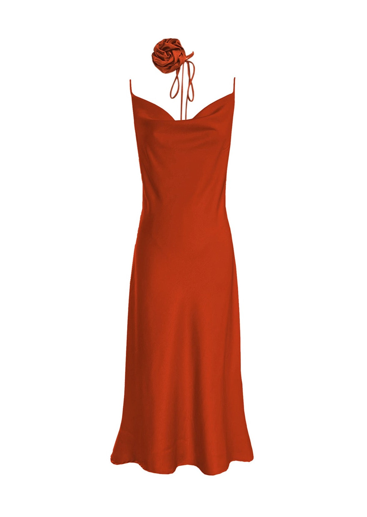 DESIREE DRESS in Vermillion - OctoberEighteen