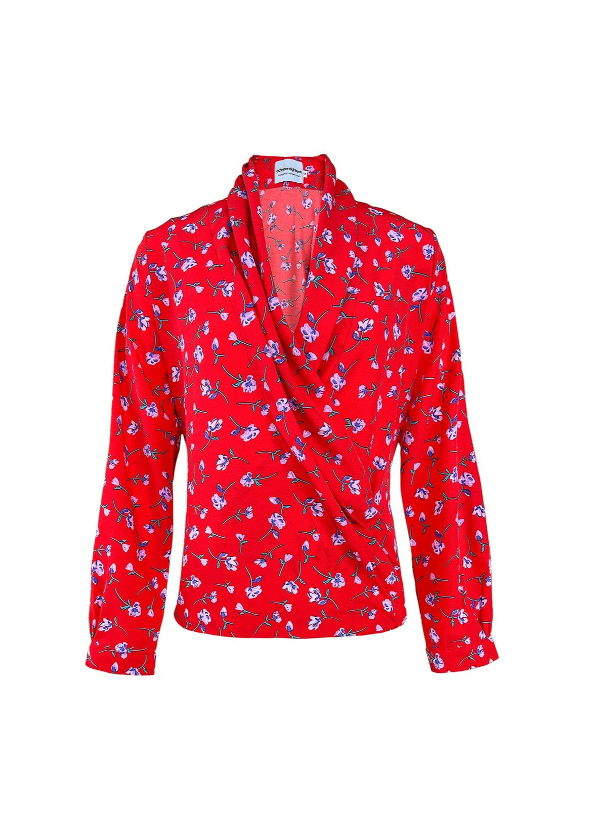 FLORENCE BLOUSE in Passion - OctoberEighteen