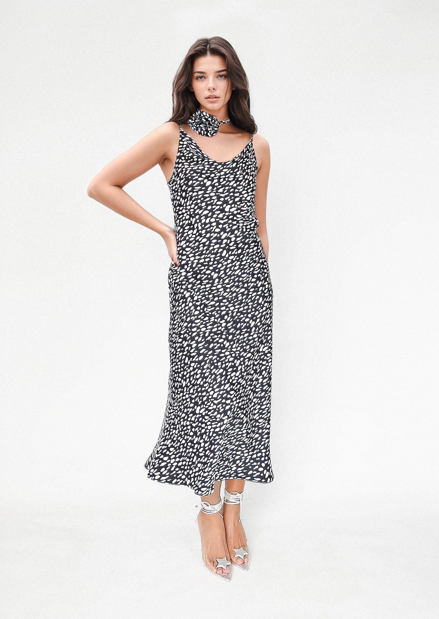 DESIREE DRESS in Classic Dalmatian - OctoberEighteen