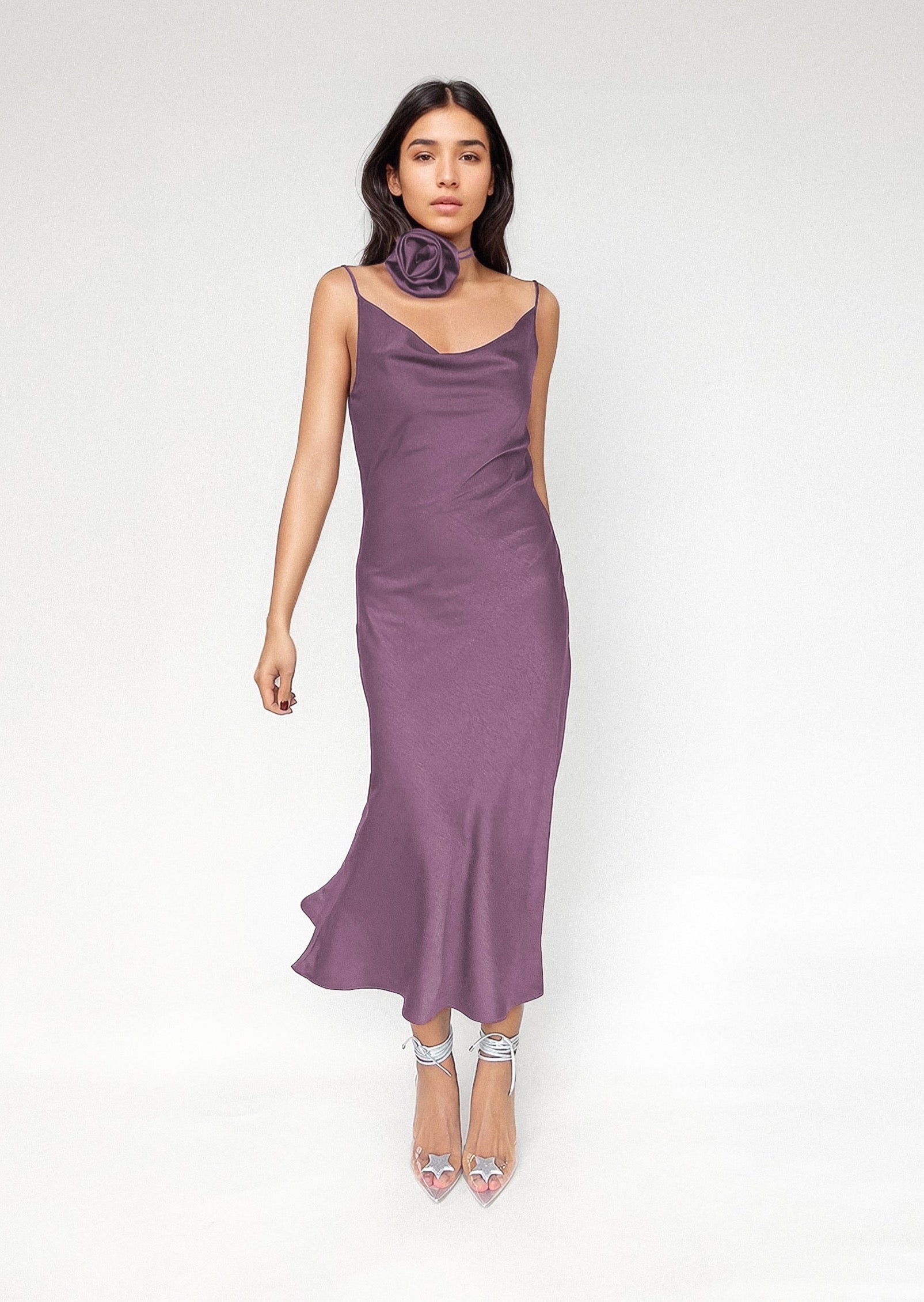 DESIREE DRESS in Lavender Bouquet - OctoberEighteen