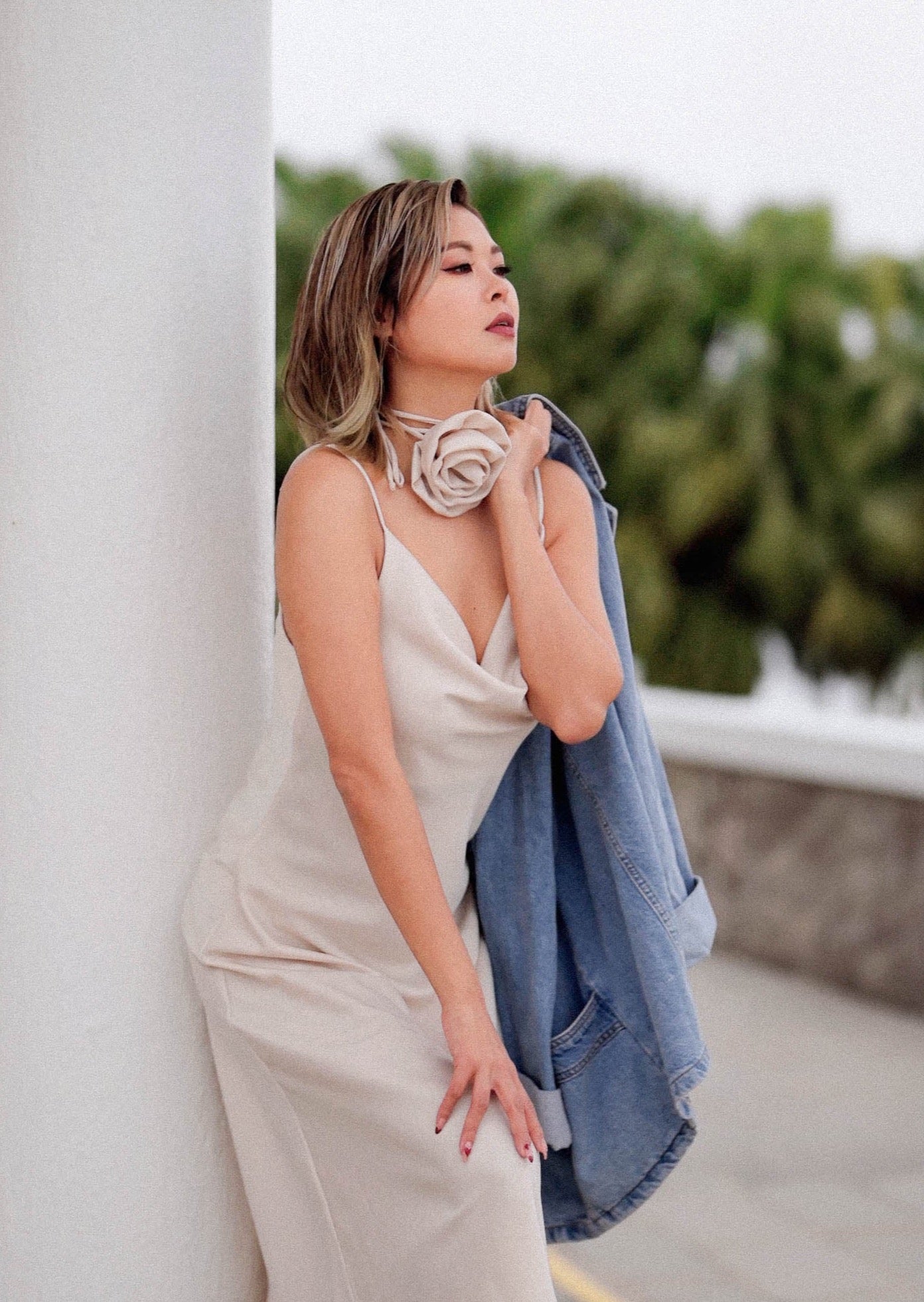 DESIREE DRESS in Cream White - OctoberEighteen