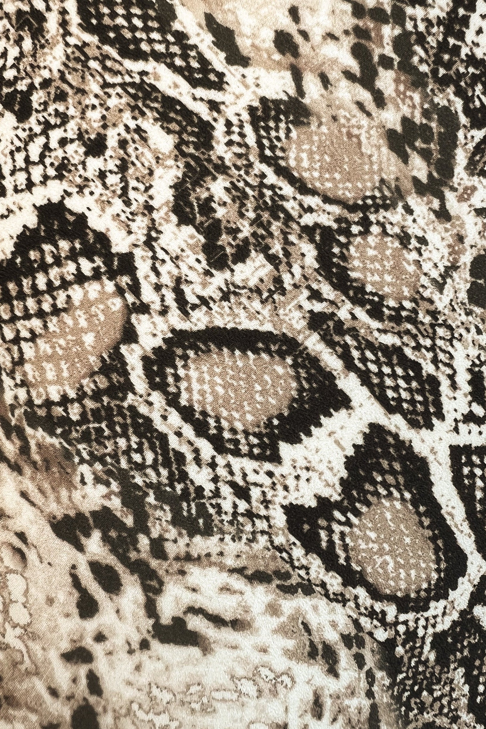 Kyra Bias Cut Long Sleeve Maxi Dress In Python