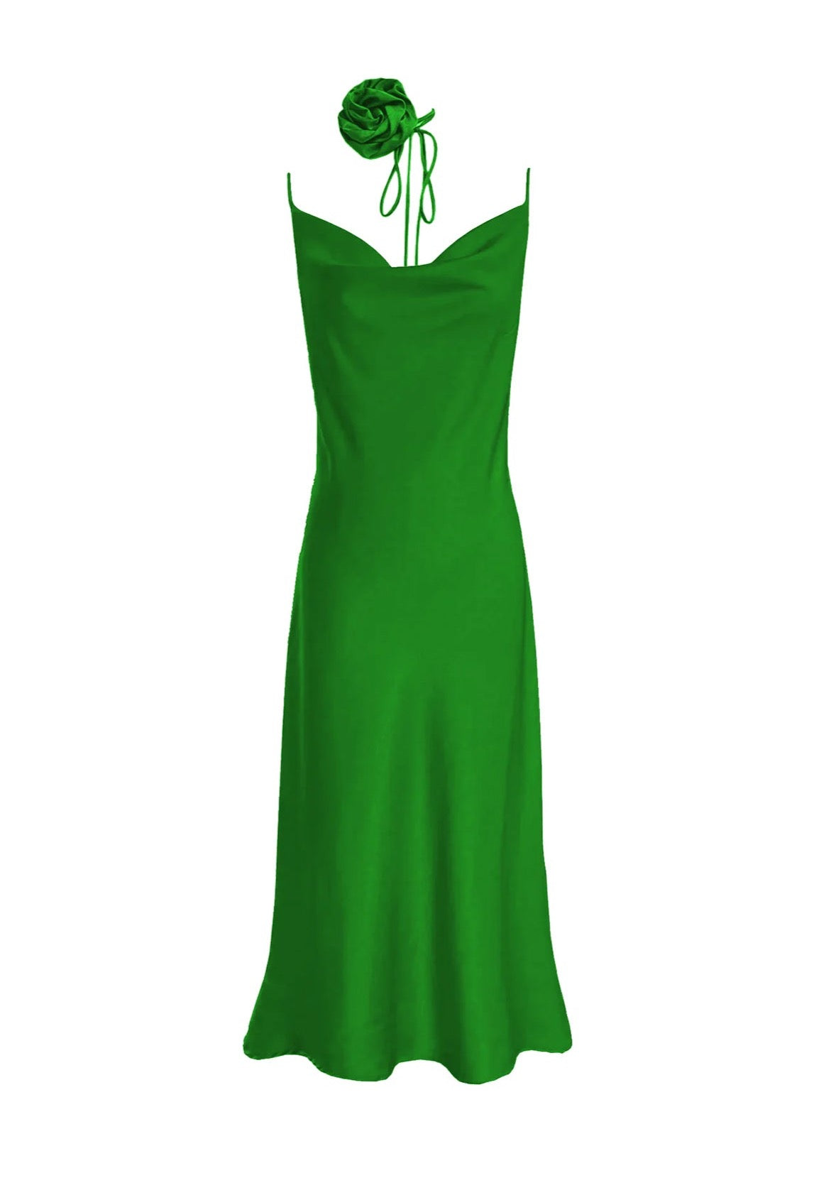 DESIREE DRESS in Green - OctoberEighteen