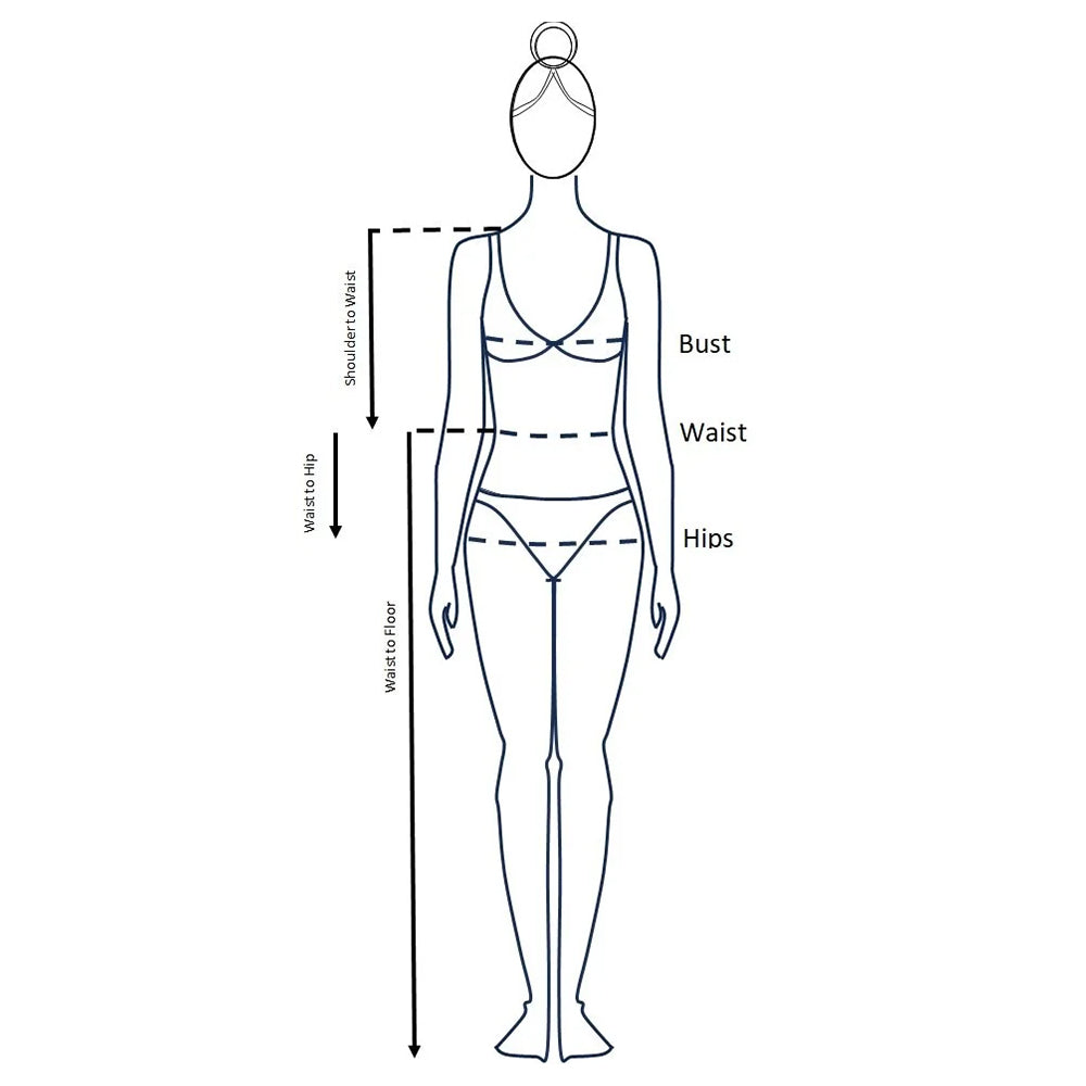 How to measure bust, waist, and hips