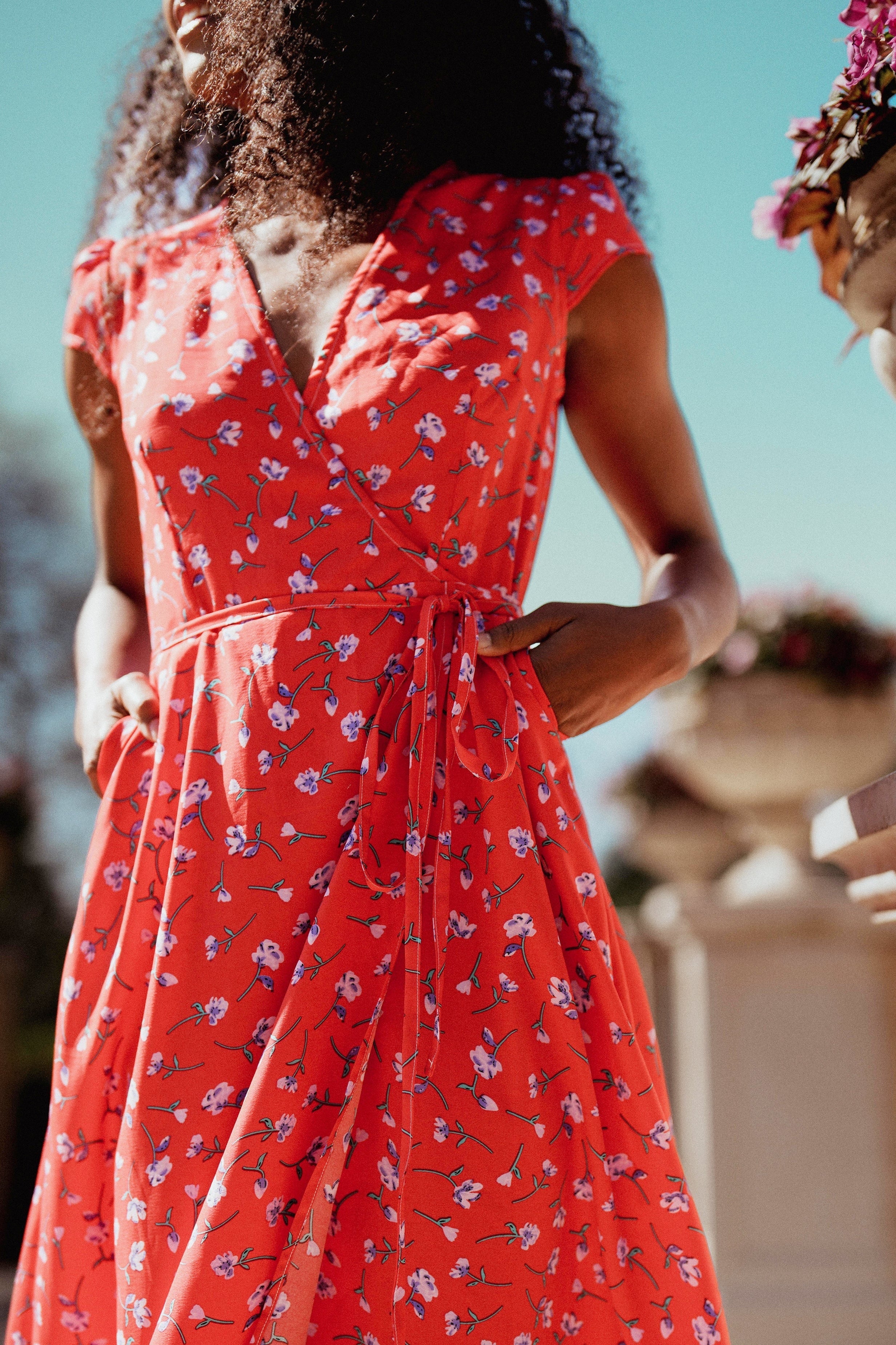 HANNAH DRESS in Passion - OctoberEighteen