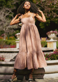 FRANKIE DRESS in Dusty Rose - OctoberEighteen