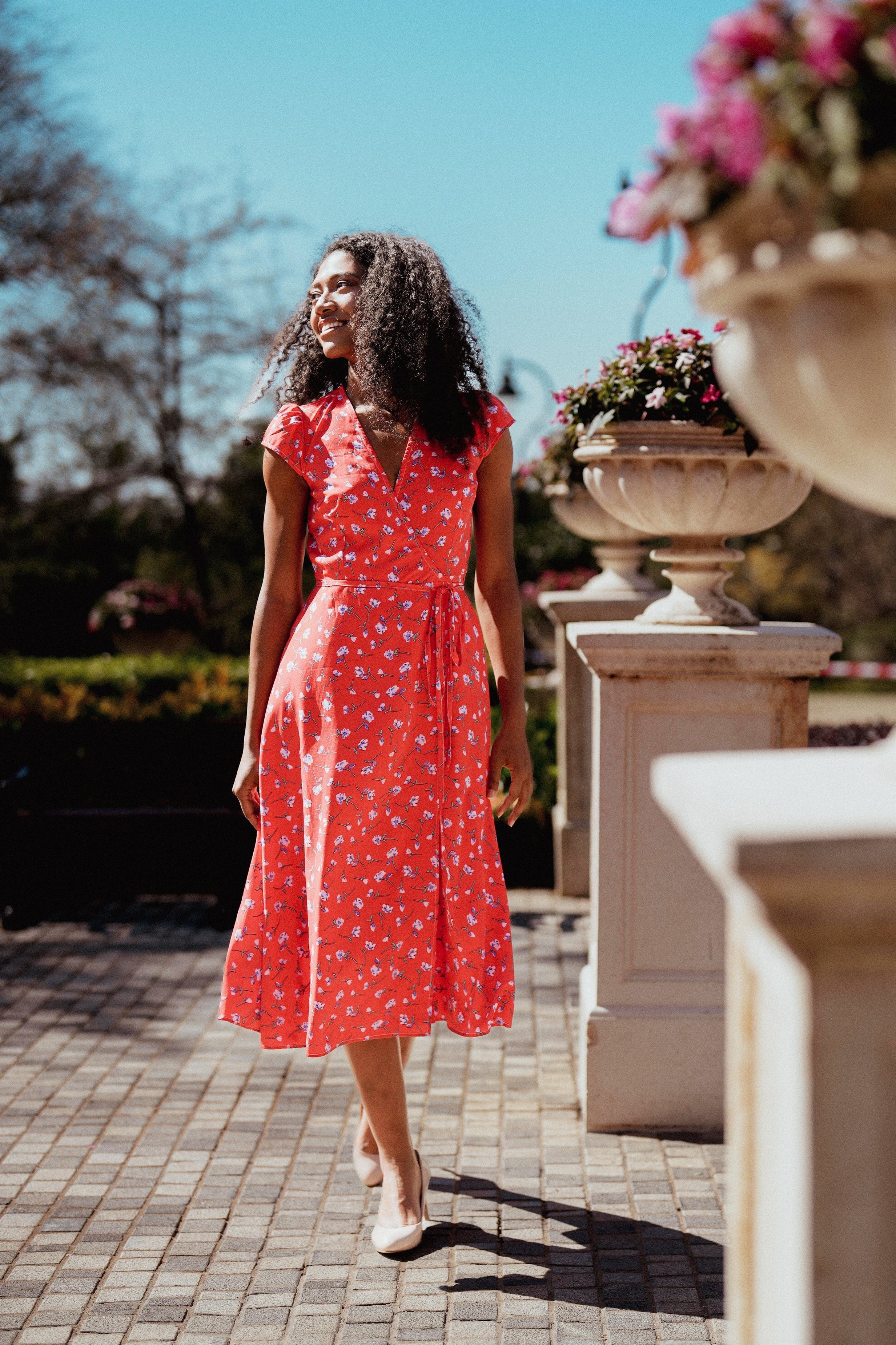 HANNAH DRESS in Passion - OctoberEighteen