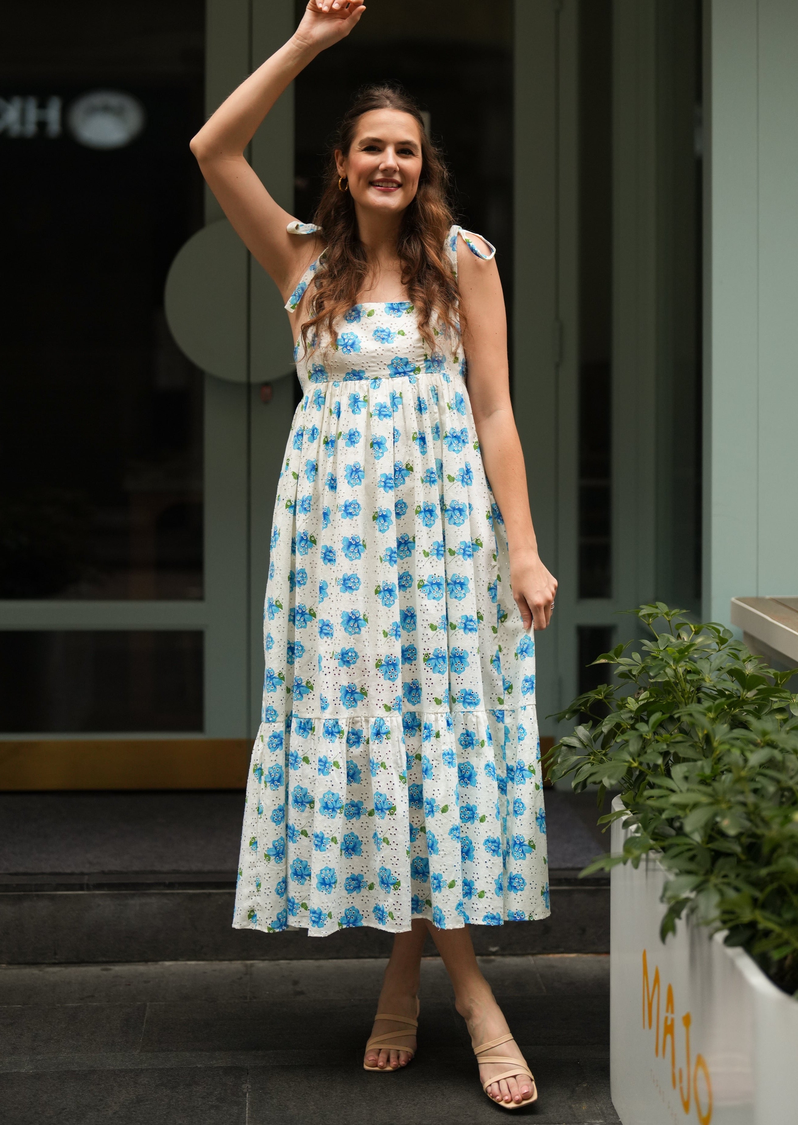 FRANKIE DRESS in Moon Flower - OctoberEighteen